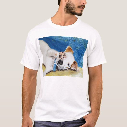 ジャックラッセルテリアのTシャツ Tシャツ (正面)