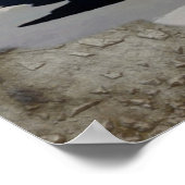 ジャックラッセルテリアオンスケートボード ポスター (角)