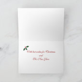 ジャックラッセルテリアクリスマススノーフレーク・カード シーズンカード (内部)