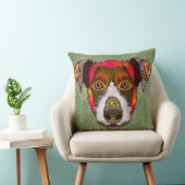 ジャックラッセルテリアハンド絵を描装飾用クッション クッション (椅子)