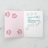 ジャックラッセルテリアバレンタインデー シーズンカード (内部)