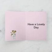 ジャックラッセルテリアパピー編集可能ガールズエイジ シーズンカード (内部)