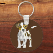 ジャックラッセルテリアパピー キーホルダー (正面)