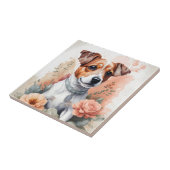 ジャックラッセルテリアパピー タイル (側面)