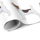 ジャックラッセルテリアベーシックイラストレーション ラッピングペーパー (ロールコーナー)