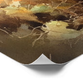 ジャックラッセルテリアードッグアートプリントポスター ポスター (角)