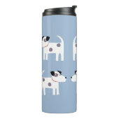 ジャックラッセルテリアードッグス名前をカスタムする タンブラー (回転左)