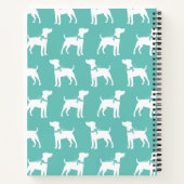 ジャックラッセルテリアードッグパピー ノートブック (裏面)