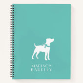 ジャックラッセルテリアードッグパピー ノートブック (正面)