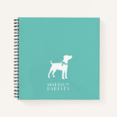 ジャックラッセルテリアードッグパピー ノートブック (正面)