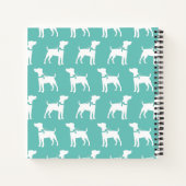 ジャックラッセルテリアードッグパピー ノートブック (裏面)