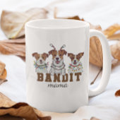 ジャックラッセルテリアードッグママ名前をカスタムする コーヒーマグカップ