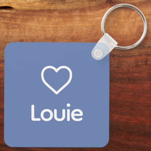 ジャックラッセルテリアー名前をカスタムするレインボーバタフライ キーホルダー (裏面)