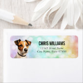 ジャックラッセルテリア差出人住所ラベル ラベル (インサイチュ)