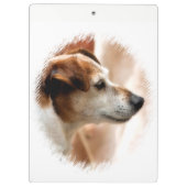 ジャックラッセルテリア犬 クリップボード (裏面)