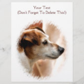 ジャックラッセルテリア犬 チラシ (正面)