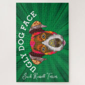 ジャックラッセルテリア醜い犬の顔1000ピース ジグソーパズル (縦)