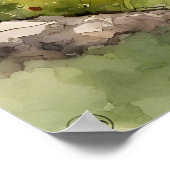 ジャックラッセルテリア – ドッグアートプリント ポスター (角)