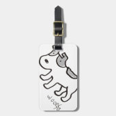 ジャックラッセルテリアChiro ラゲッジタグ (正面縦)