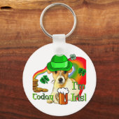 ジャックラッセルテリアSt patricks キーホルダー (正面)