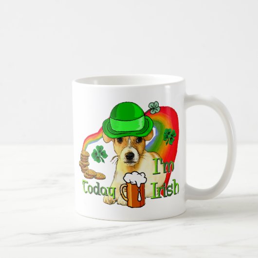 ジャックラッセルテリアSt patricks コーヒーマグカップ (右)