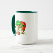 ジャックラッセルテリアSt patricks マグカップ (正面左)