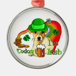 ジャックラッセルテリアSt patricks メタルオーナメント