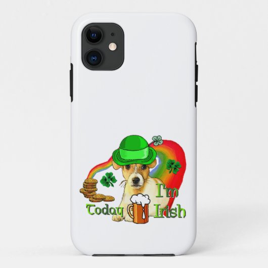ジャックラッセルテリアSt patricks Case-Mate iPhoneケース (裏面)