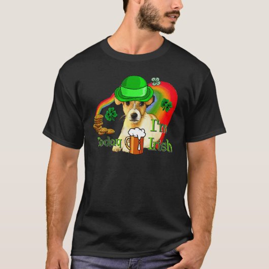 ジャックラッセルテリアSt patricks Tシャツ (正面)