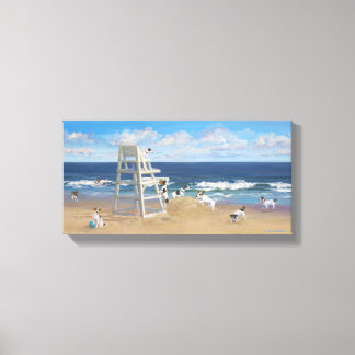 ジャックラッセルテール#1 キャンバスプリント