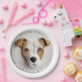 ジャックラッセルドッグインスパイア3D ペーパープレート (パーティー)