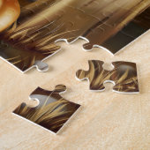 ジャックラッセルドッグウィッチハットハロウィンギフトアイディア ジグソーパズル (側面)