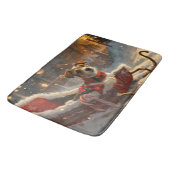 ジャックラッセルドッグクリスマスフェスティバル バスマット (アングル)