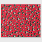 ジャックラッセルドッグラッピング紙 ラッピングペーパー (フラット)