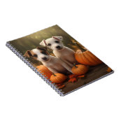 ジャックラッセルパピーオータムデライトカボチャ ノートブック (右側)