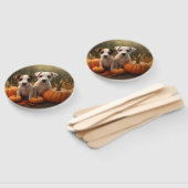 ジャックラッセルパピーオータムデライトカボチャ ハンドファン (組立なし)