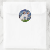 ジャックラッセルペア4 – スターリーナイト ラウンドシール (バッグ)