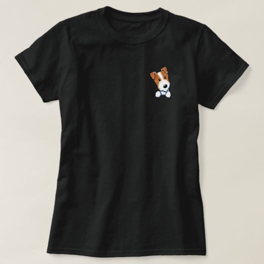 ジャックラッセルポケットパピー Tシャツ (デザイン正面)