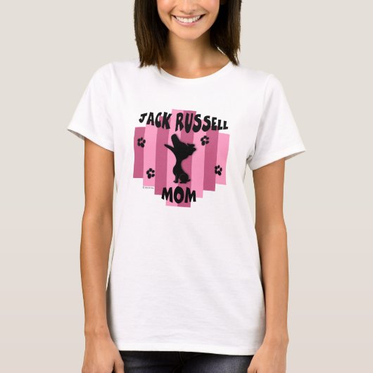ジャックラッセルママTシャツ Tシャツ (正面)