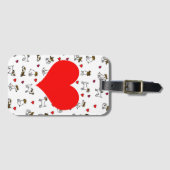 ジャックラッセルラゲッジタグ ラゲッジタグ (正面横)