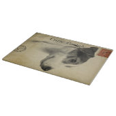 ジャックラッセルヴィンテージはがき カッティングボード (角)