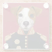 ジャックラッセル大尉 ガラスコースター (裏面)