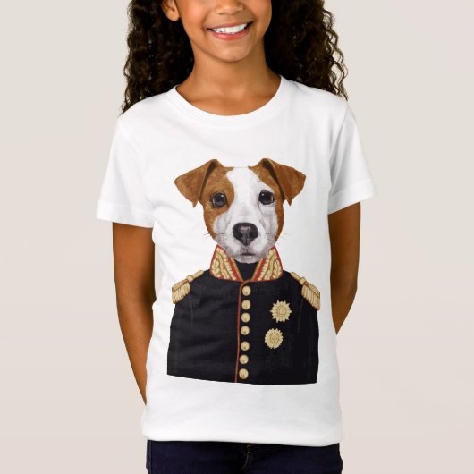 ジャックラッセル大尉 Tシャツ (正面)