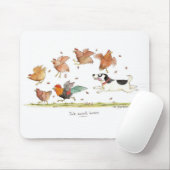 「ジャックラッセル恐怖」のマウスパッド マウスパッド (マウス)