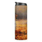 ジャックラッセル紅葉秋インスパイア タンブラー (回転右)