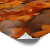 ジャックラッセル紅葉秋インスパイア ポスター (コーナー)