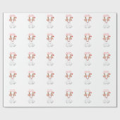 ジャックラッセル親愛なサンタ…. ラッピングペーパー (フラット)