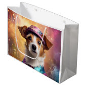 ジャックラッセル鮮やかの衣装 ラージペーパーバッグ (正面アングル)