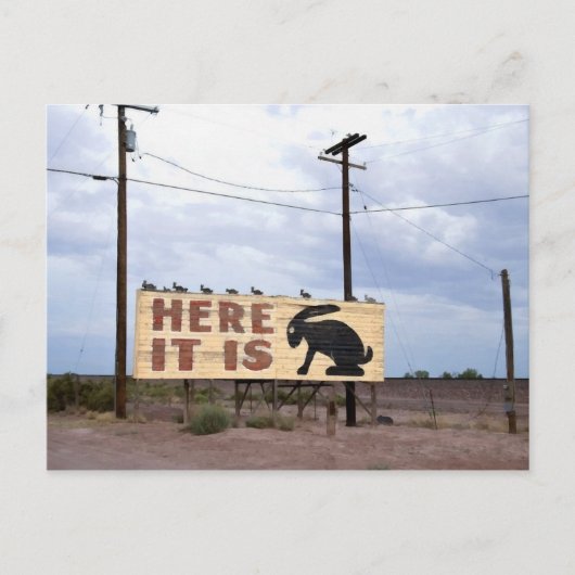 ジャックラビットトレーディングポストルート66 ポストカード (正面)