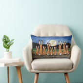 ジャックラビットムーンサウスウェストアクセント装飾用クッション ランバークッション (椅子)